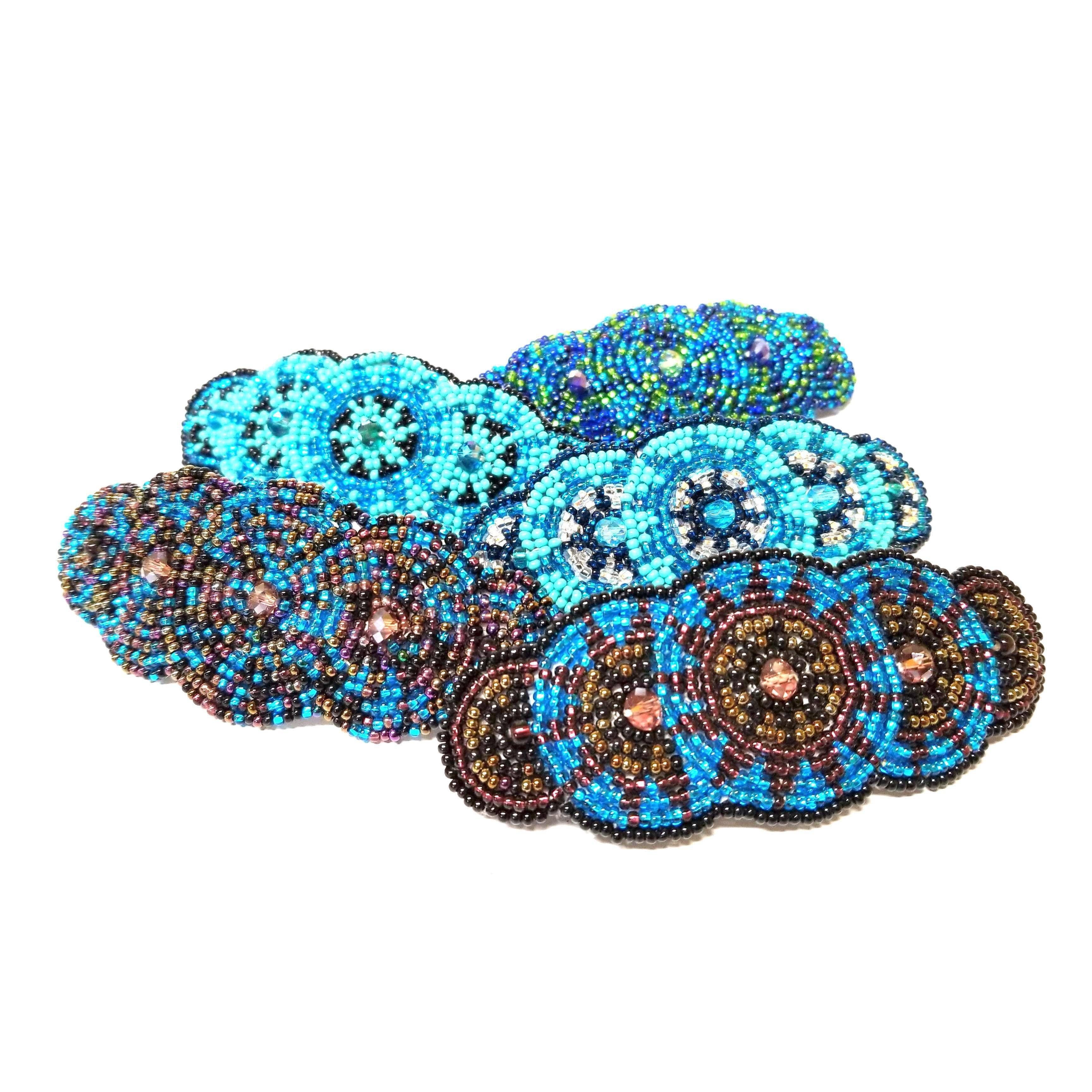 Lumily - Wholesale Barrette - Women's - Andrea Seed Bead Hair Barrette - Guatemala8