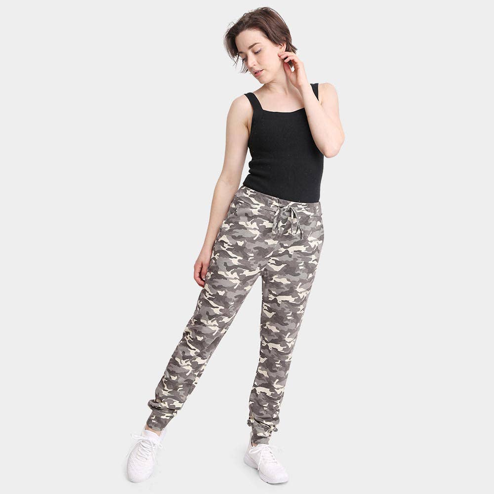 Sensibling Corp. - Wholesale Lounge Sweatpants/Joggers - Women's - Camouflage Patterned Loungewear Pants7