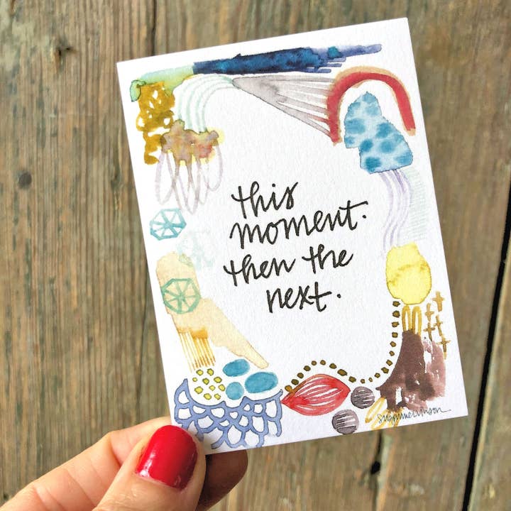 This Moment - Sharing Wisdom set for wholesale by Silver Tree Art by Suzanne L. Vinson