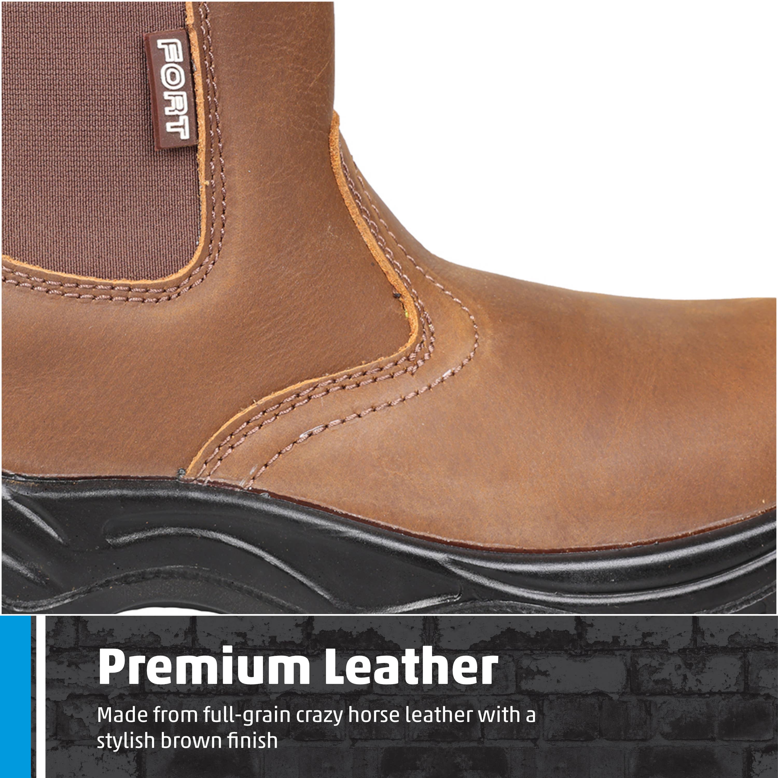 TuffStuff Workwear – wholesale Chelsea boots – Men's – Fort Regent Safety Dealer Boots with Steel Toe Caps, Leather3