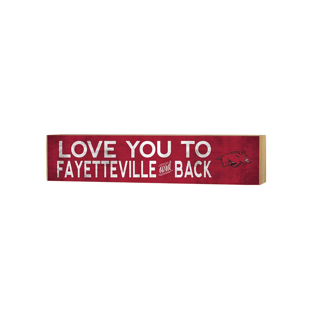 KH Sports Fan - Wholesale Desk/Tabletop Sign - 3x13 Block Love you Arkansas Razorbacks0