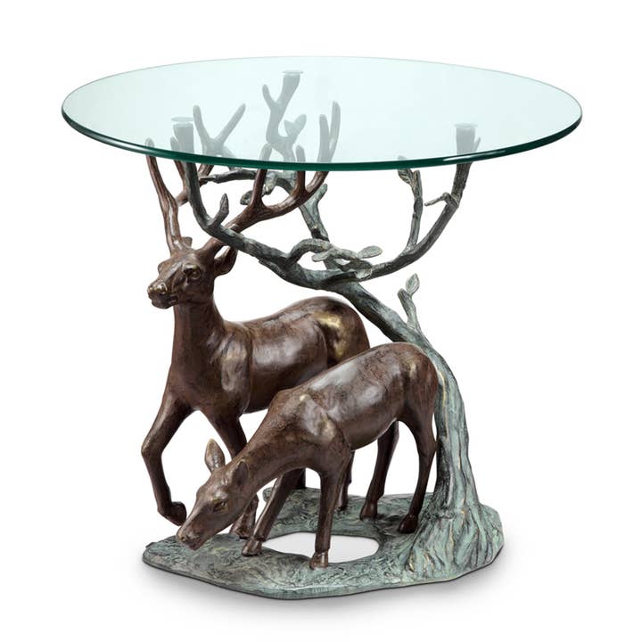 Deer Pair End Table for wholesale by SPI Home