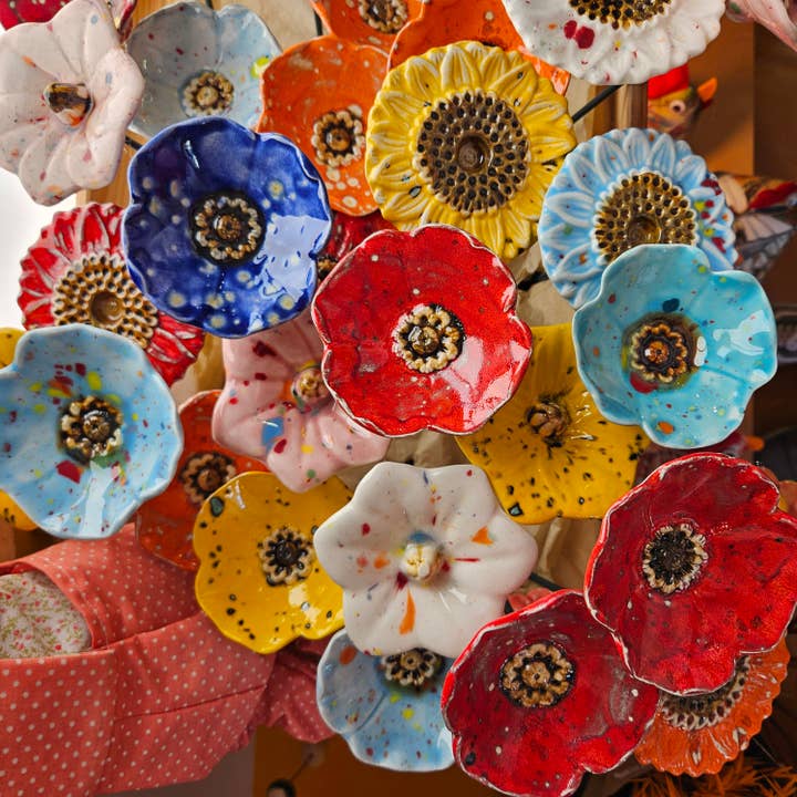 Ceramic Flowers - Handmade in Portugal (Mixed Assortment) and other Purchase Wholesale flores a domicilio. Free Returns & Net 60 Terms on Faire trending on Faire.