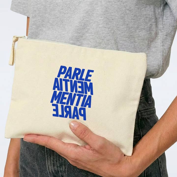 Pencil case natural - blue Swell pour la vente par Parlementia