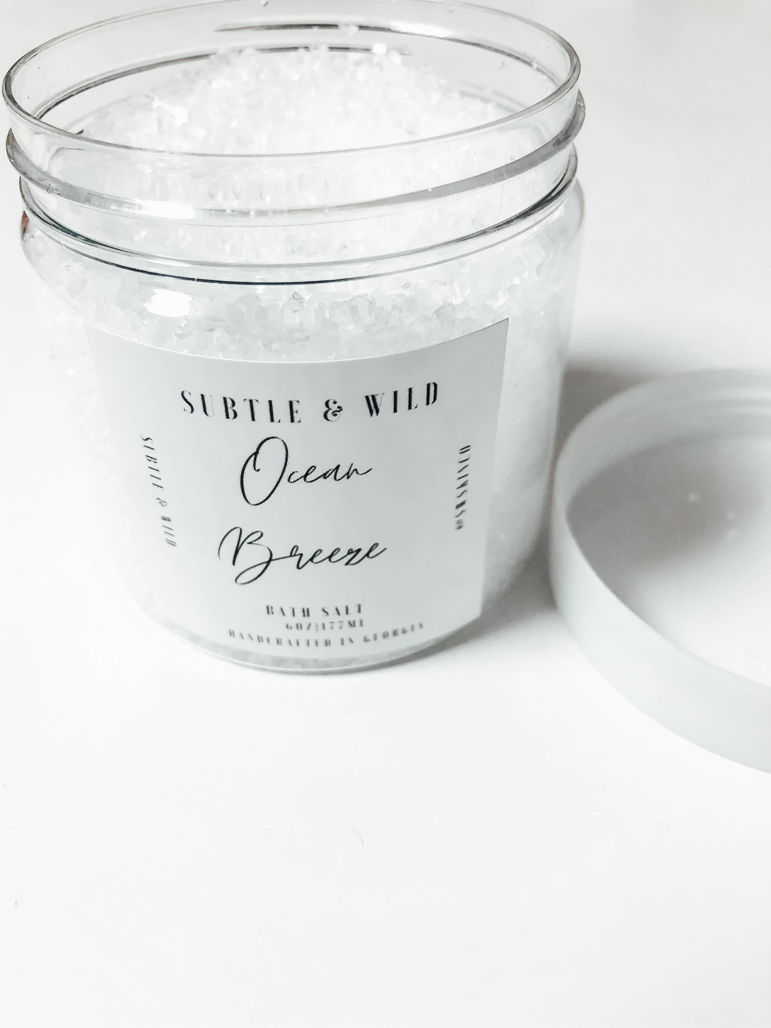 Subtle & Wild - Wholesale Bath Salts - 6 OZ Botanical Salt|Bath Salts|Bath Salt Tube Bath Salt Soa1