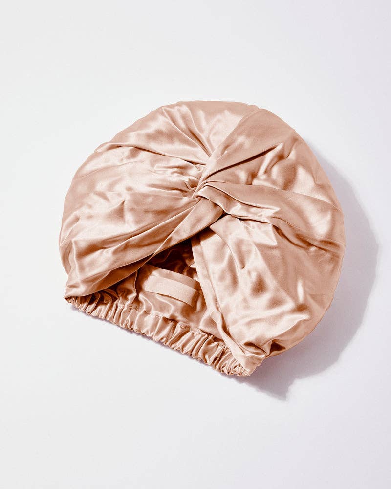 The Big Silk – wholesale Sleep cap / bonnet – women's – 100% Pure Organic Silk Turban / Hair wrap / sleep bonnet4