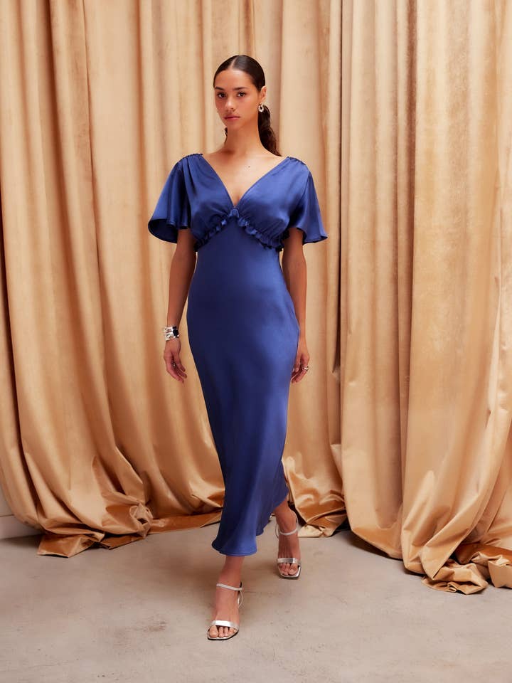 Shailene Flutter Sleeve Dress for wholesale by Fifteen Twenty