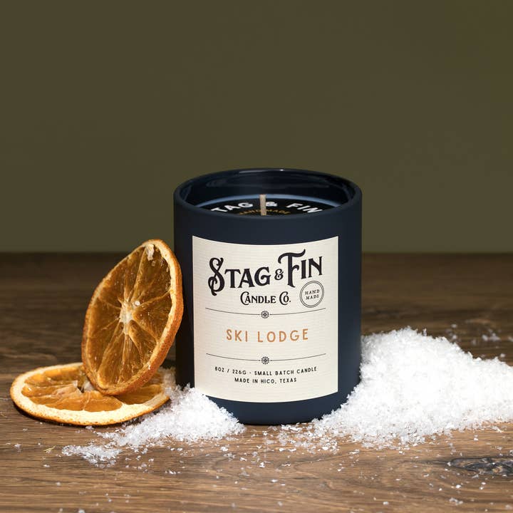 Hico Candle Co. - Wholesale Jar/Filled Candle - Ski Lodge - 8oz. Candle1