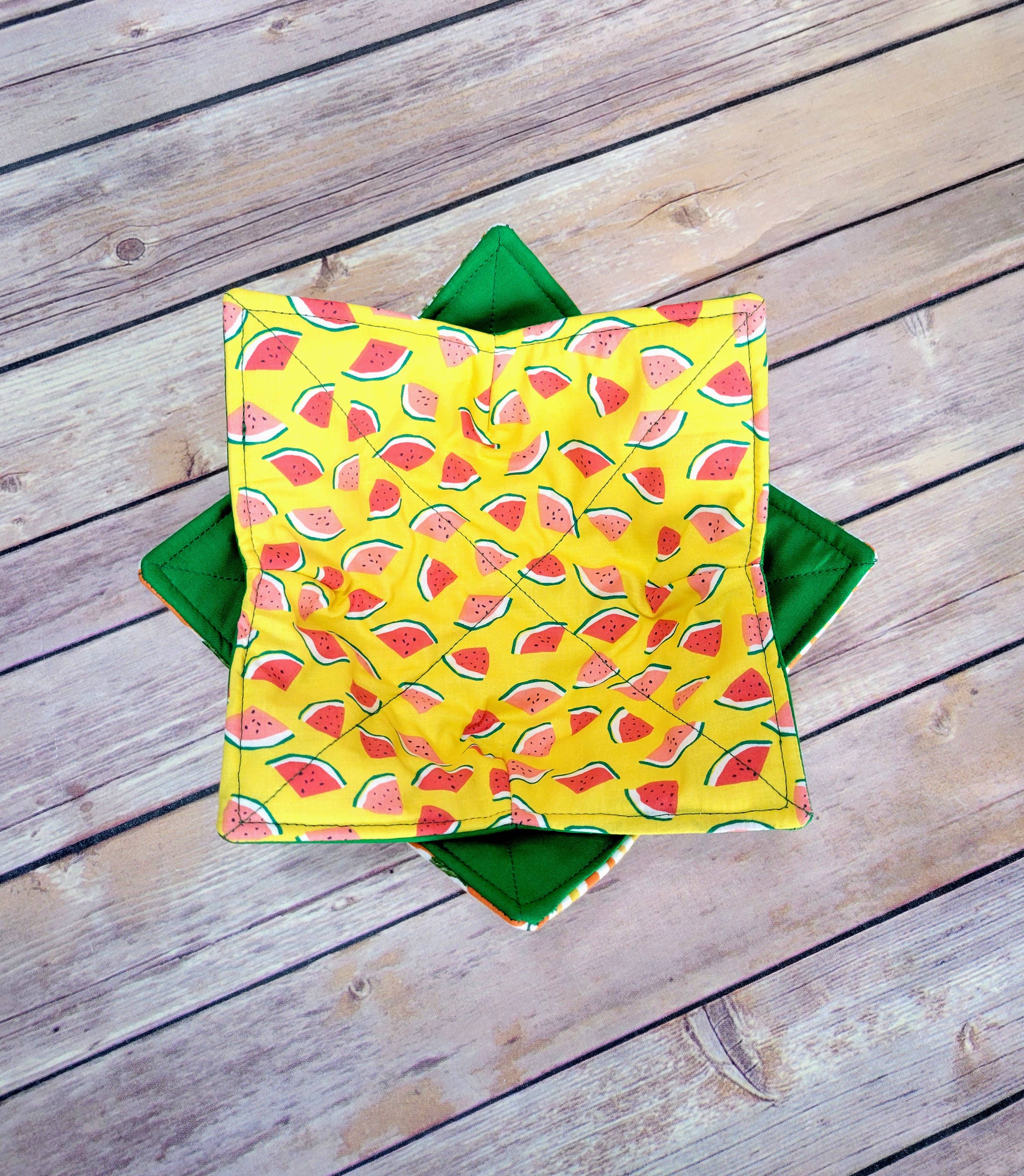Burpie Bibs Boutique - Wholesale Oven Mitt/Pot Holder - Fruit Bowl Cozy | Lemon Cherry Strawberry Orange Hot Pad18