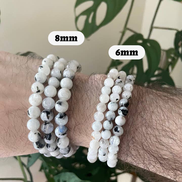 Pebble House - Wholesale Beaded Bracelet - Moonstone Bracelet 4mm/6mm/8mm - Crystals & Stones