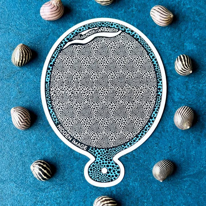 Mirror Sticker Hidden Message for wholesale by Eye See Magic