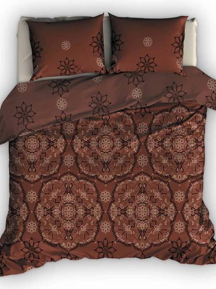 Satin D'Or Duvet Cover Burletto Moka for wholesale by TEXTAP B.V.