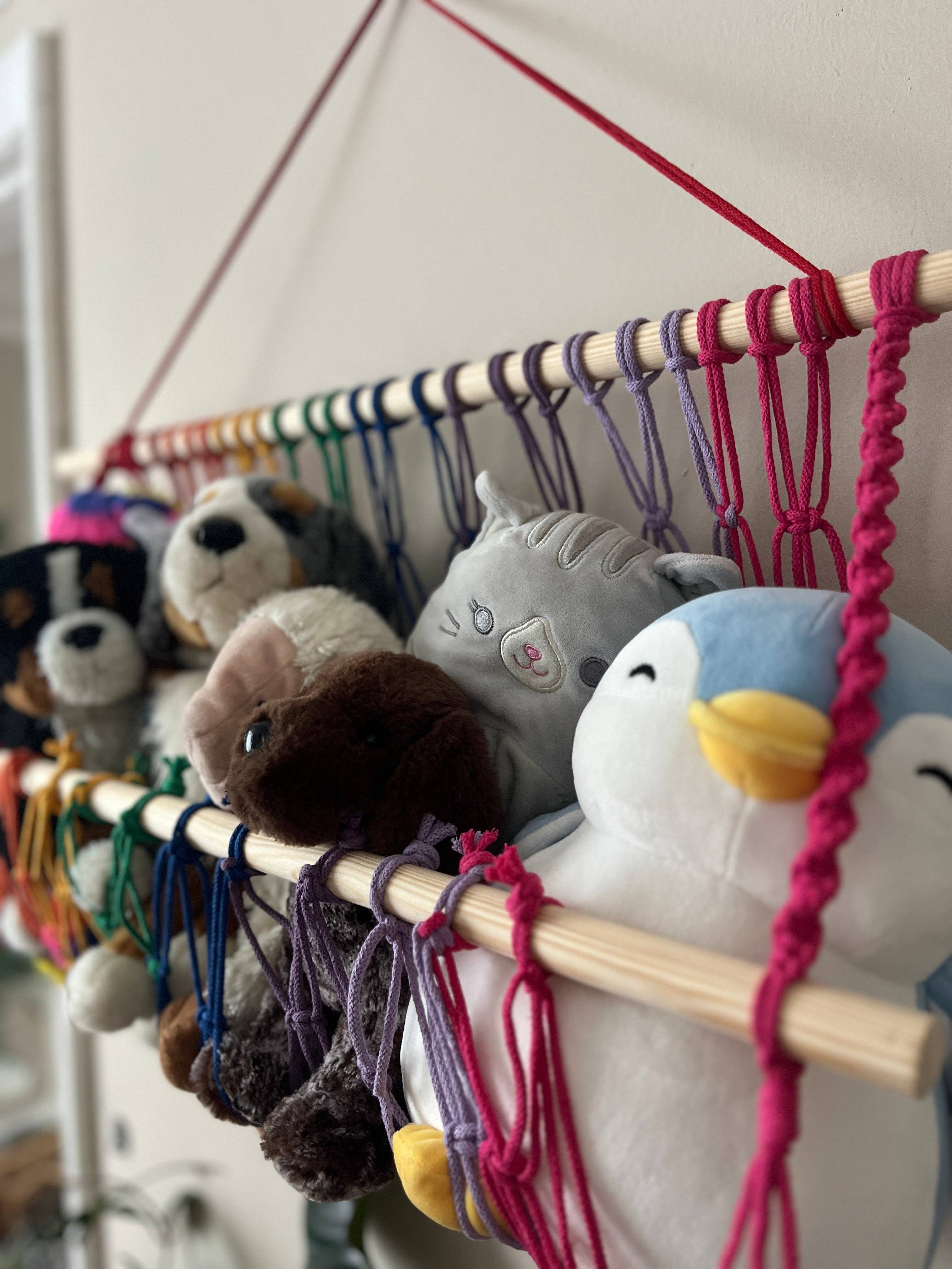 Macra-Made With Love – wholesale Toy storage box – Kids & baby – Macramé Nursery Toy Hammock6