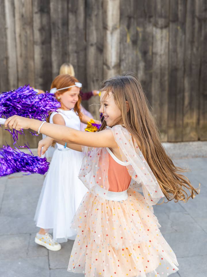 Ratatam! - Wholesale Cape - Kids - Cape Colombine with polka dots - Multicolor2