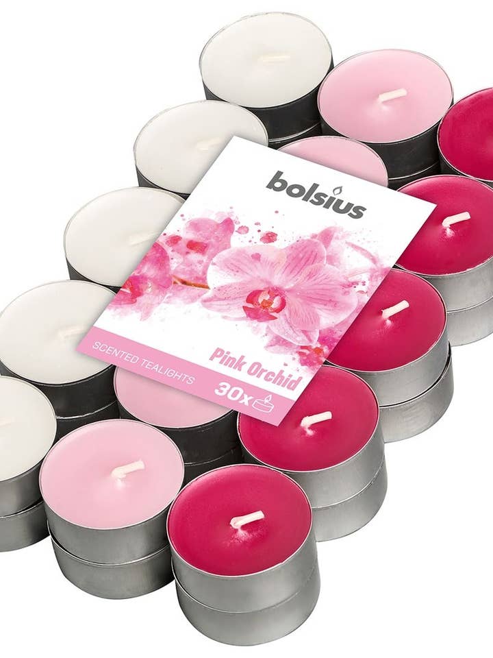 Candela profumata Multi Colour Brick 30 Orchidea per la vendita all'ingrosso da parte di Sfeerpunt