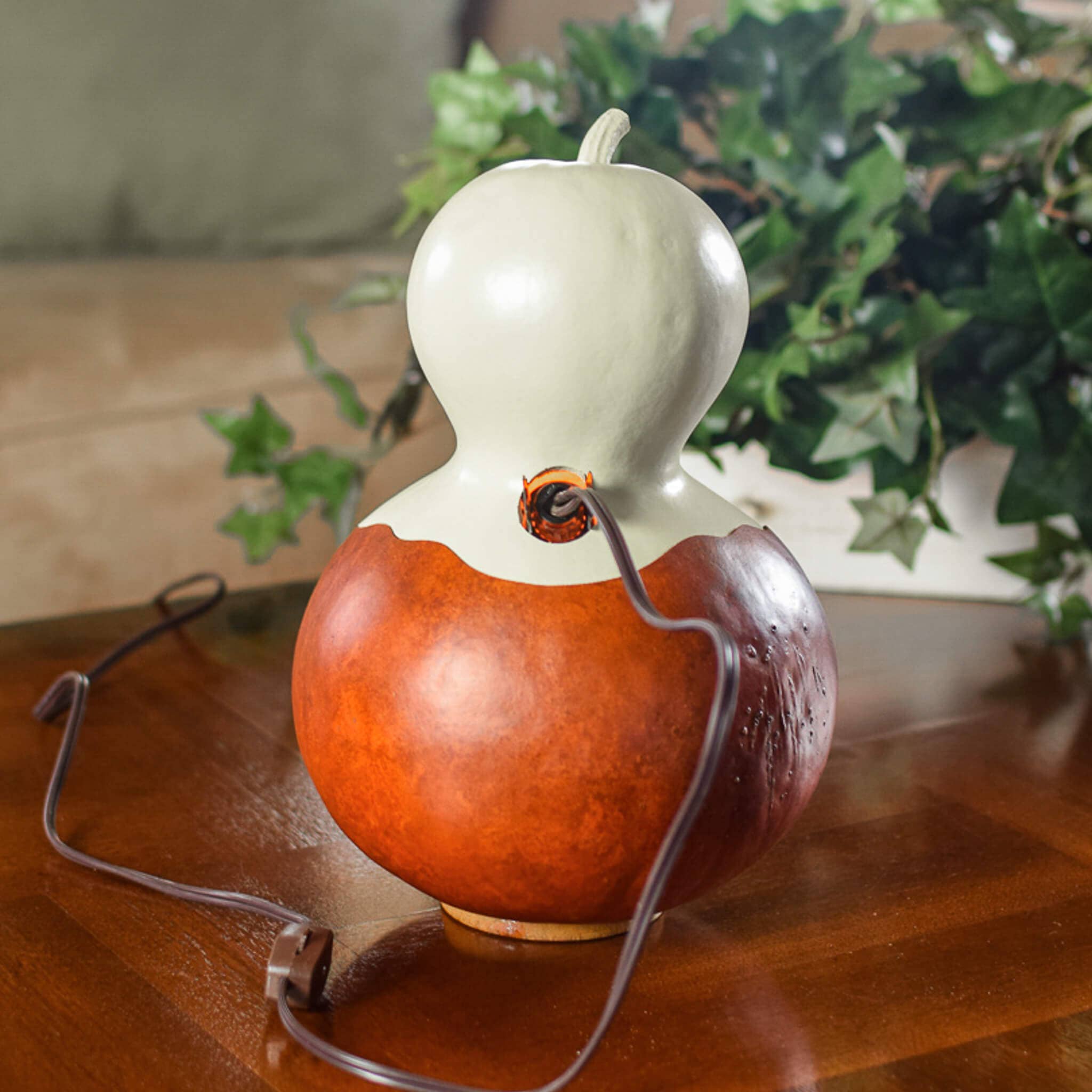 Meadowbrooke Gourds - Wholesale Decorative Tabletop Object - Casper Jack - Medium Lit2