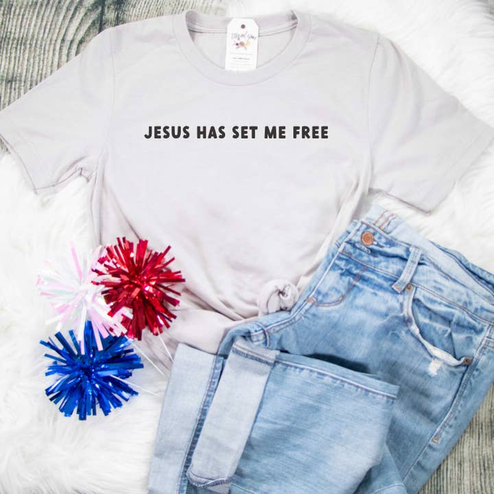 Jesus Has Set Me Free Unisex Shirt for wholesale by EllyandGrace