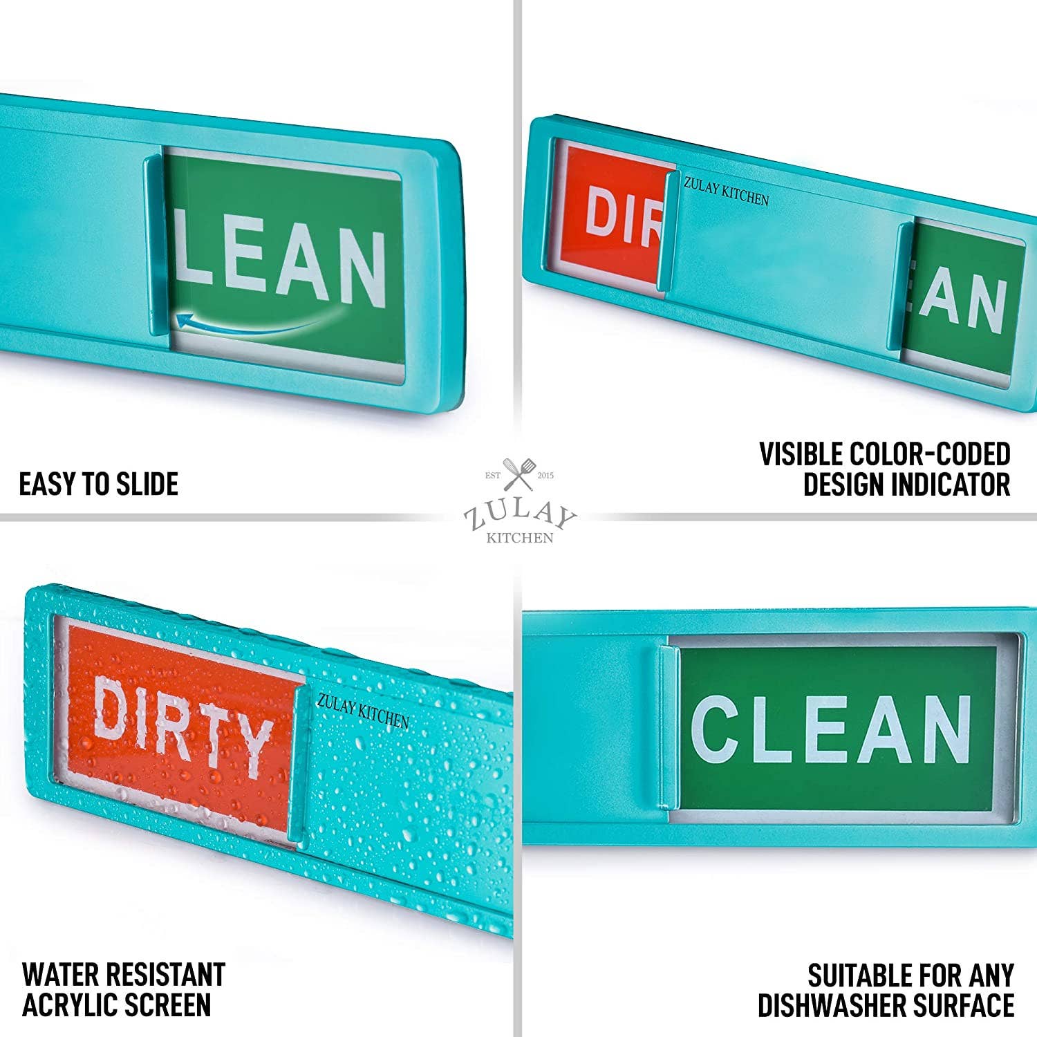Zulay Kitchen – wholesale Magnet – Dishwasher Clean Dirty Magnet Sign20