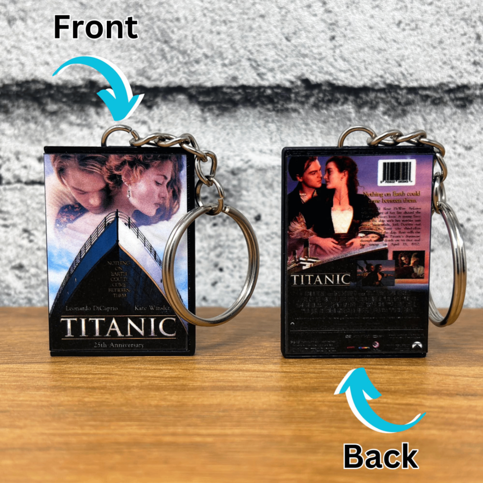 BitsyLabs - Wholesale Keychain - Unisex - Romance Movies Keychains1
