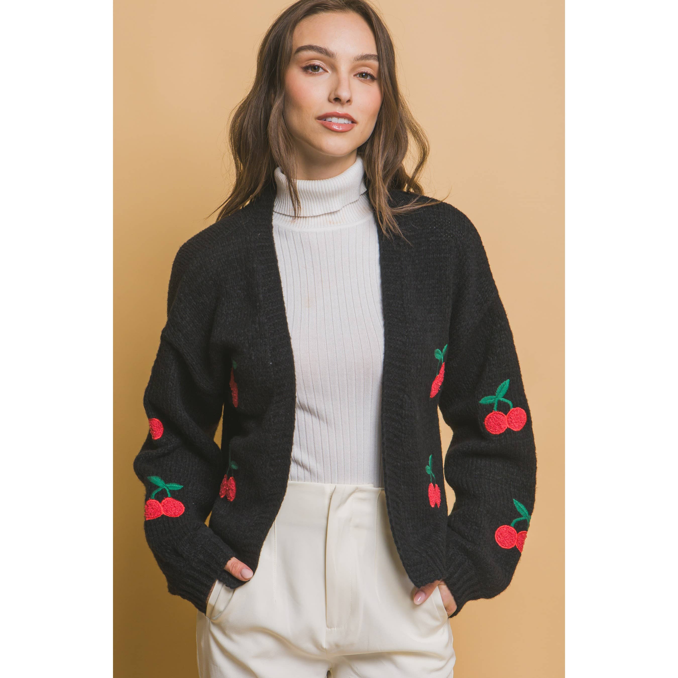 Apolline – wholesale Cardigan – Women’s – Cherries Cardigan0