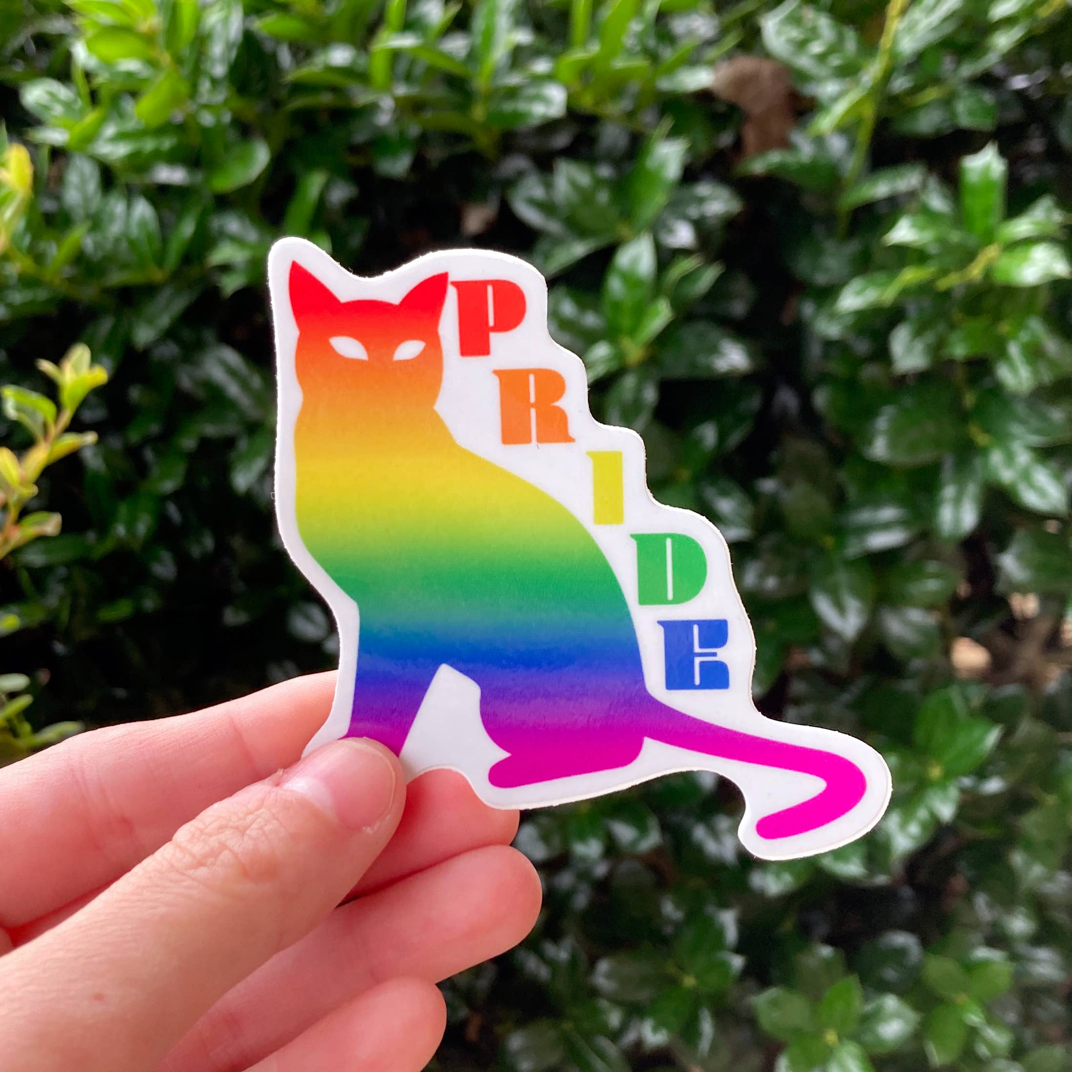 Sapphic Space - Wholesale Sticker - Queer Kitty Pride Sticker