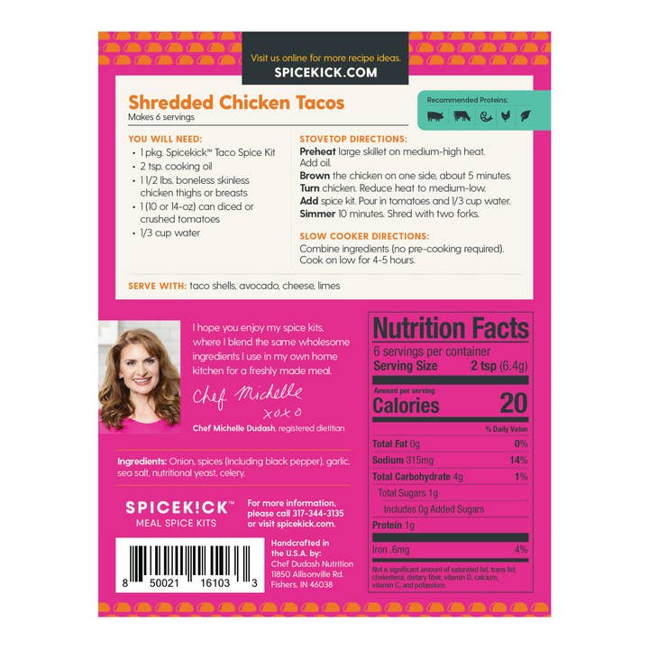 Spicekick - Wholesale Dried Spice Mix - Spicekick Seasoning Sampler (9 Pack) (Herbs, spices, salt)2