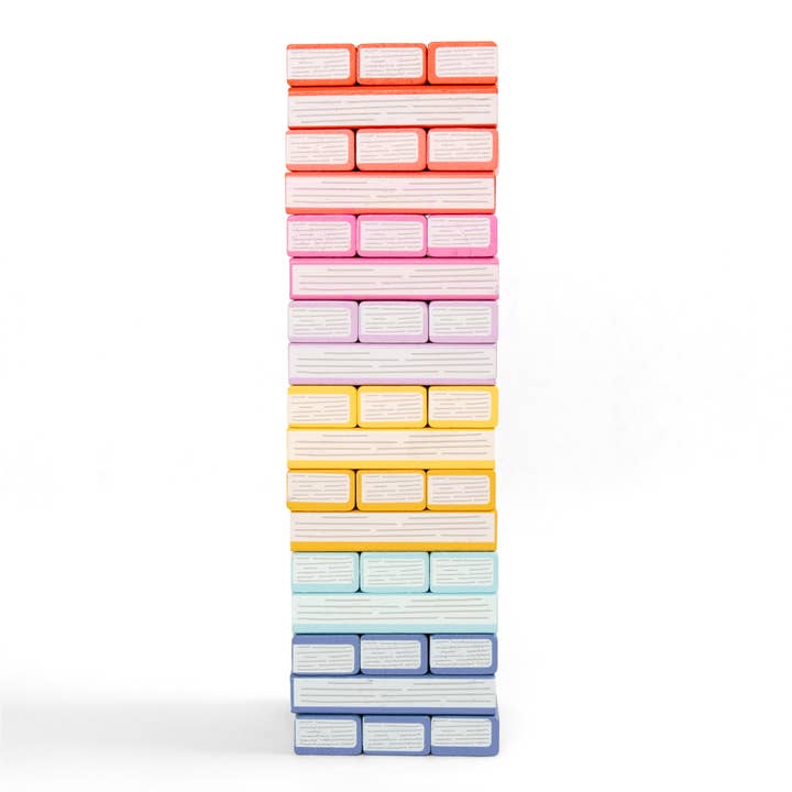 Pippi Post - Wholesale Board Game - Tumbling Book Stack - Wooden Block Stacking & Balance Game