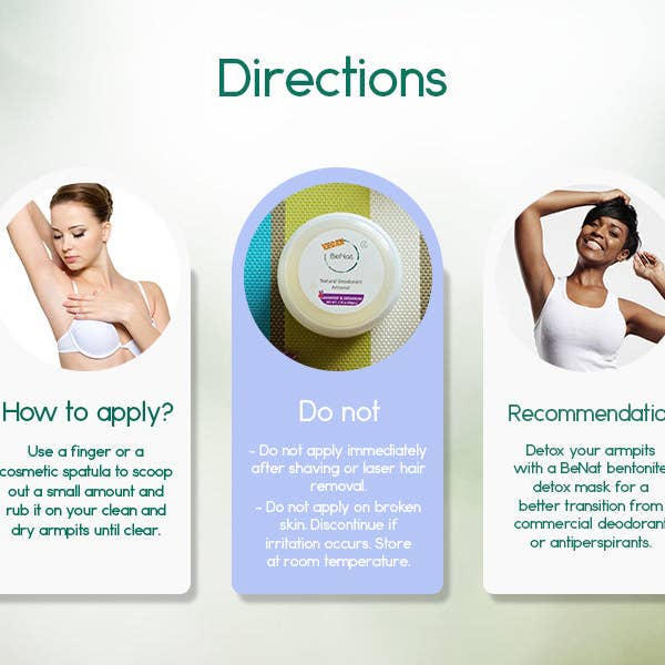 VIAI Beauty - Wholesale Deodorant - Unisex - BENAT Vegan Deodorant Cream6