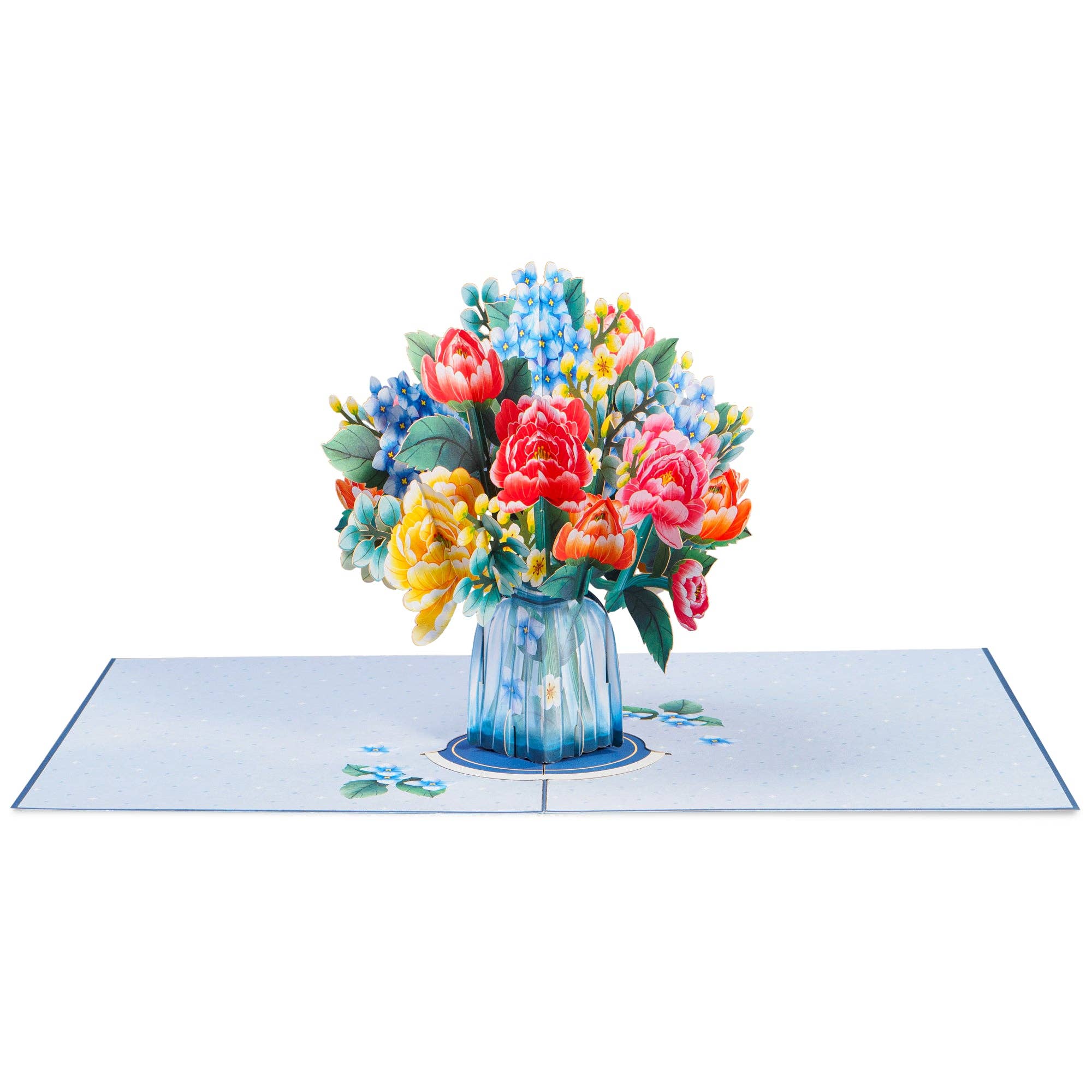 Paper Love – Großhandel Grußkarten für den Alltag – Übergroße Pop-Up-Karte im Winterwunderland mit riesigem Pop-Blumenstrauß8