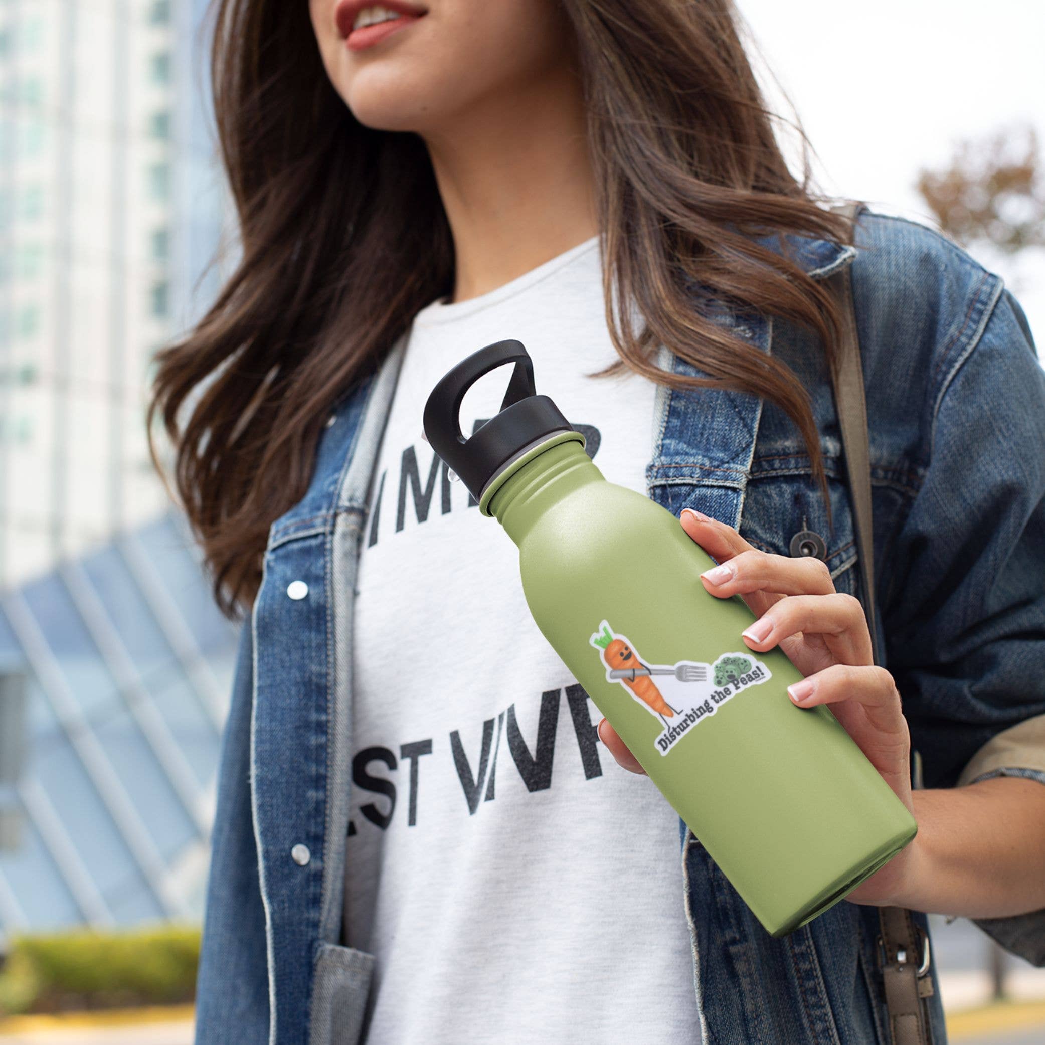 Punaballoo – wholesale Klistermärke – Ärter och morötter klistermärken – 3" vinyl, vattentäta & matta5