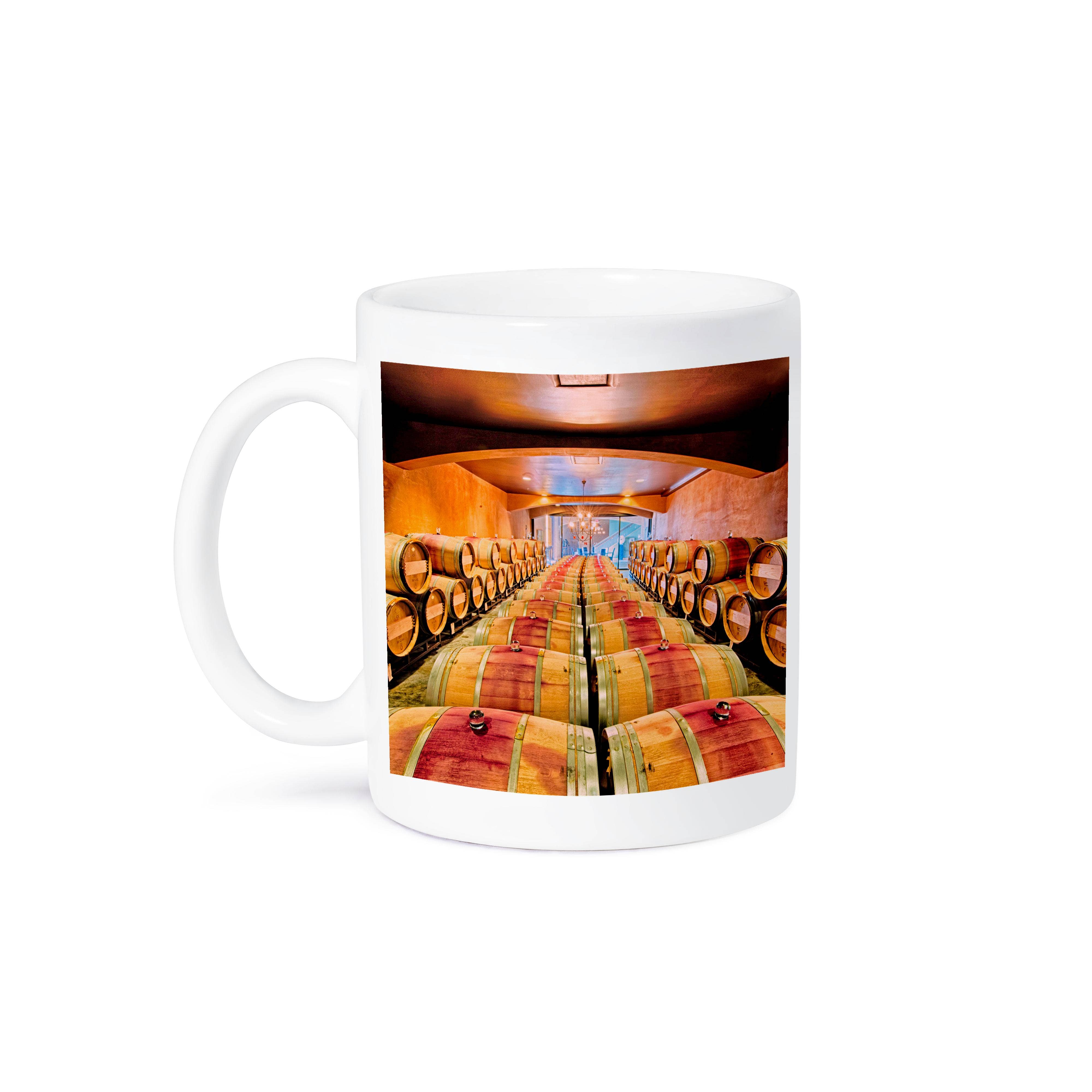 3dRose - Wholesale Coffee Mug - 3dRose, USA, Washington, Red Mountain. Barrel cellar in Washington winery., Mug8