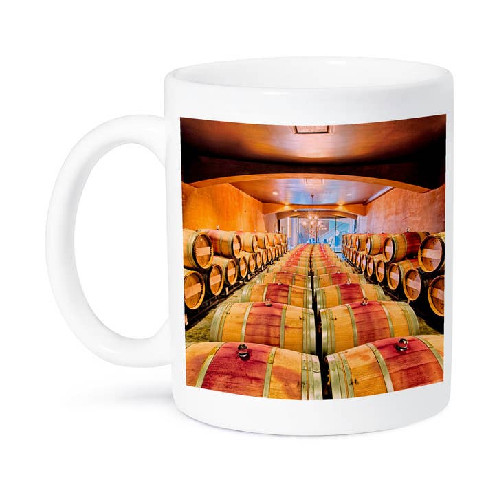 3dRose - Wholesale Coffee Mug - 3dRose, USA, Washington, Red Mountain. Barrel cellar in Washington winery., Mug8