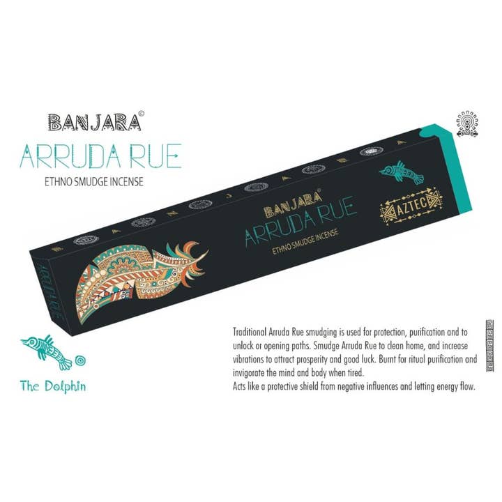 BANJARA 15gms - Arruda Rue Incense for wholesale by WONDER IMPORTS AUSTRALIA