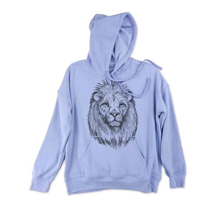Felpa con cappuccio in pile Lion Darlene per la vendita all'ingrosso da parte di Supermaggie @ Faire