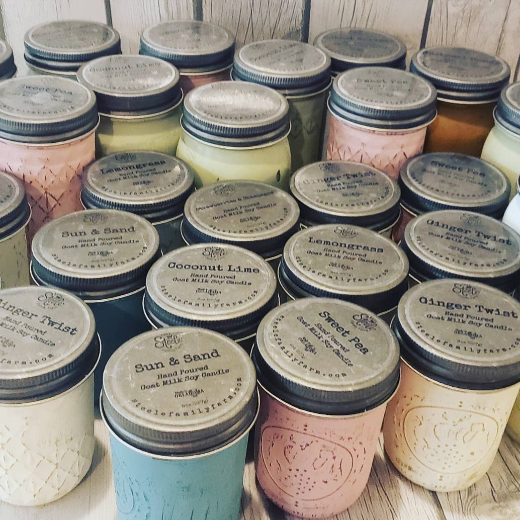 Steele Family Farm - Wholesale Jar/Filled Candle - Farmhouse Candles- Rustic8