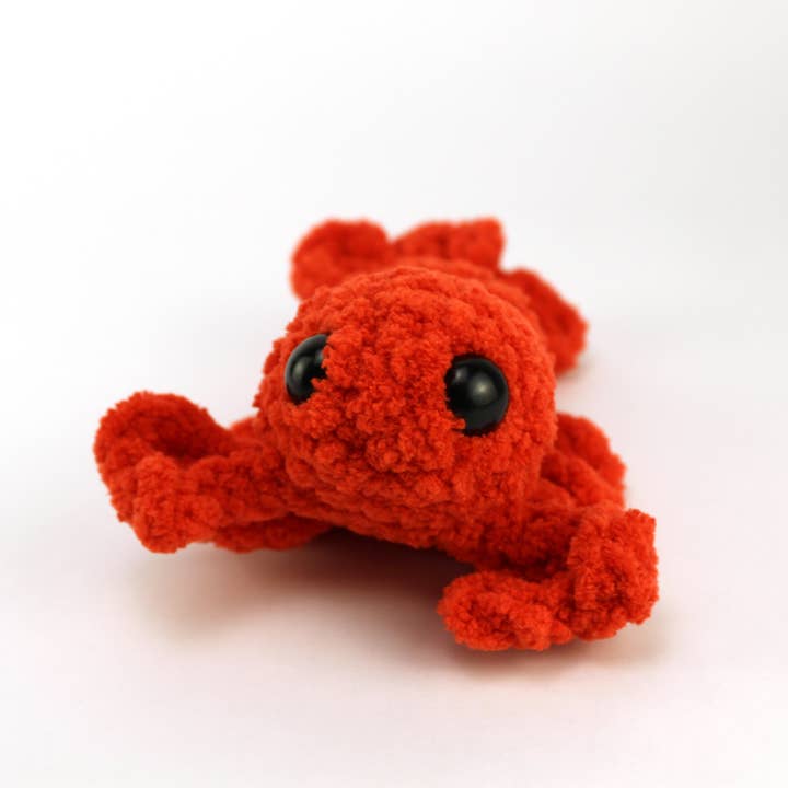 Leroy the Lobster Crochet Plushie for wholesale by Citizens Crochet