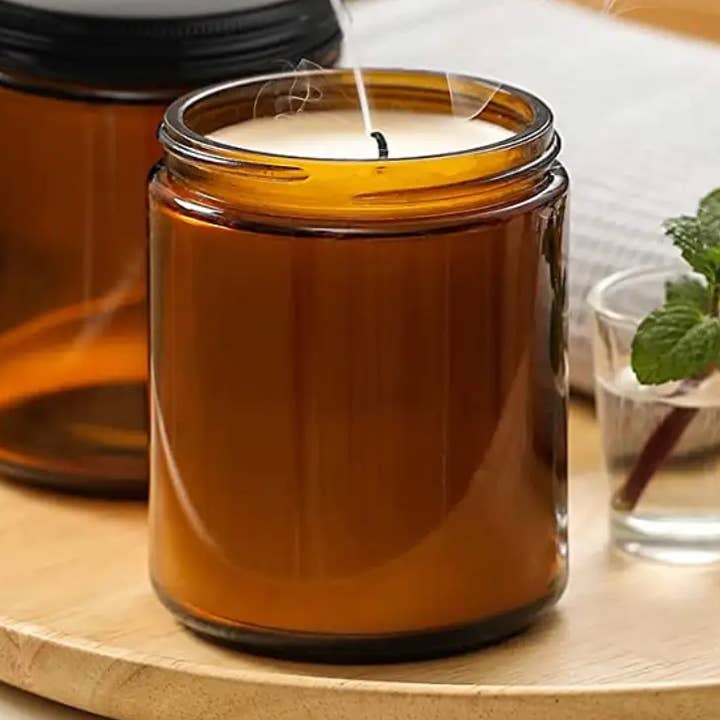 Gordon Craftworks - Vendita all'ingrosso Candela in vasetto - Candele Private Label in Ambra - 8 once (226 g)0