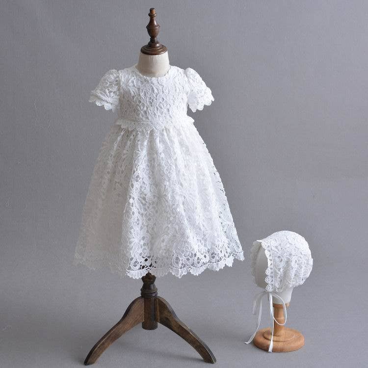 Nicolette's Couture - Wholesale Dress - Baby - The Claudia Christening Gown2