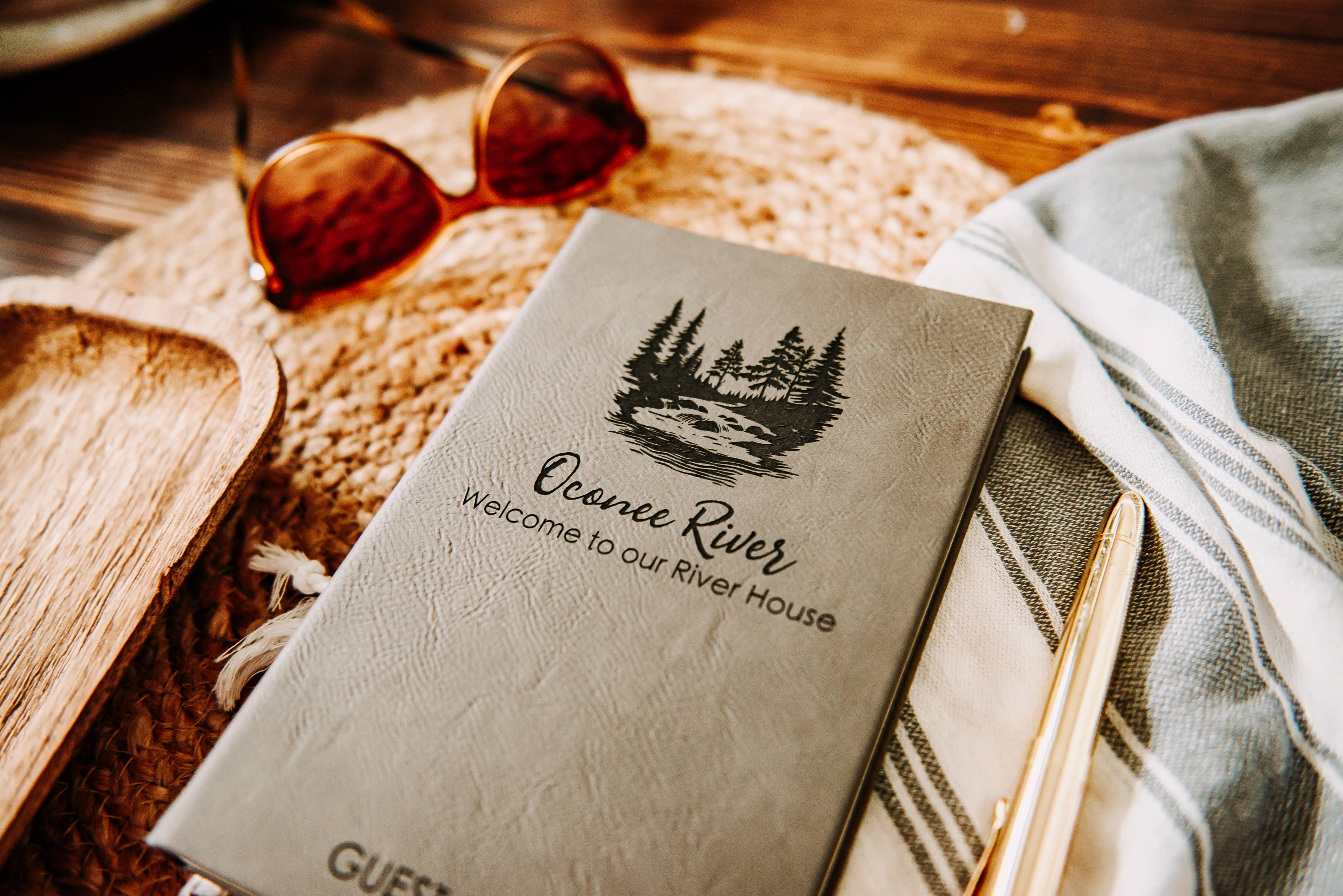 The Lillie Pad - Wholesale Journal/Diary - Custom Vacation House Guest Book Journal 1