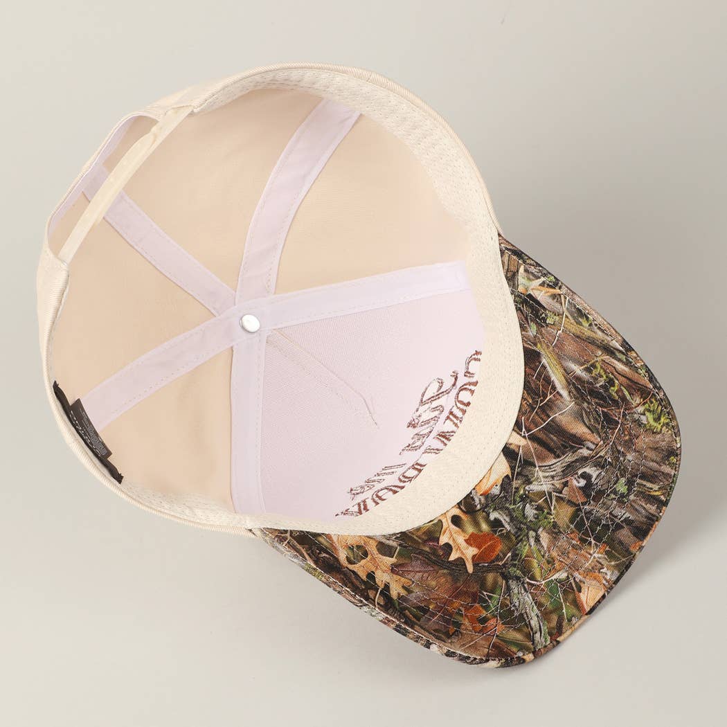 Fashion City - Wholesale Baseball Cap - Unisex - Kiss Me Cowboy Embroidery Two-Tone Cap21