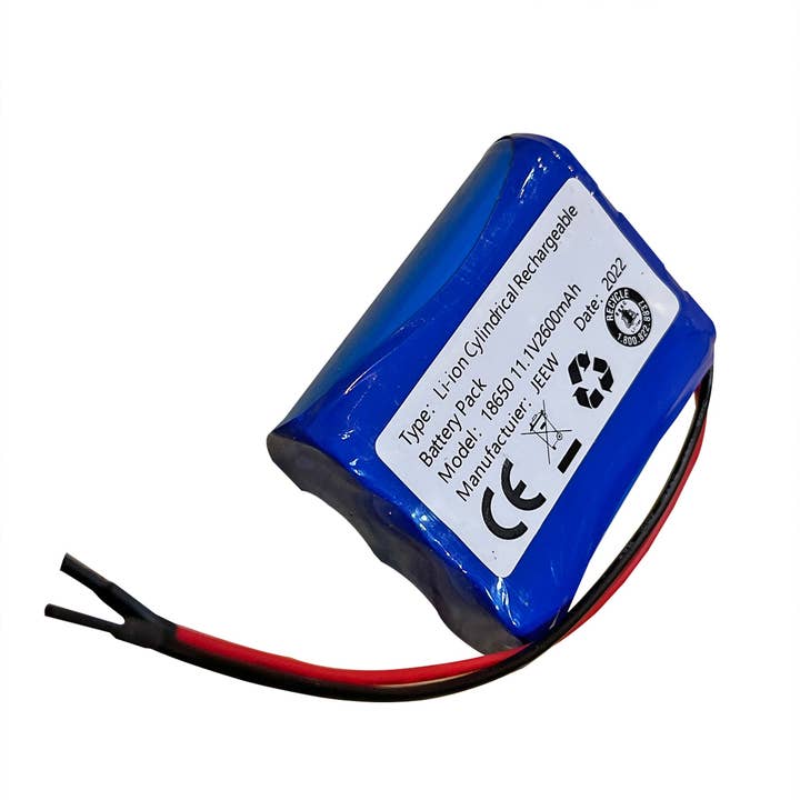 FIXTUREDISPLAYS - Wholesale Portable Charger - 2.5X2X0.7" Li-ion Cylindrical Rechargeable Battery Pack 12V (nominal) 2600mAH 10107-BATTERY