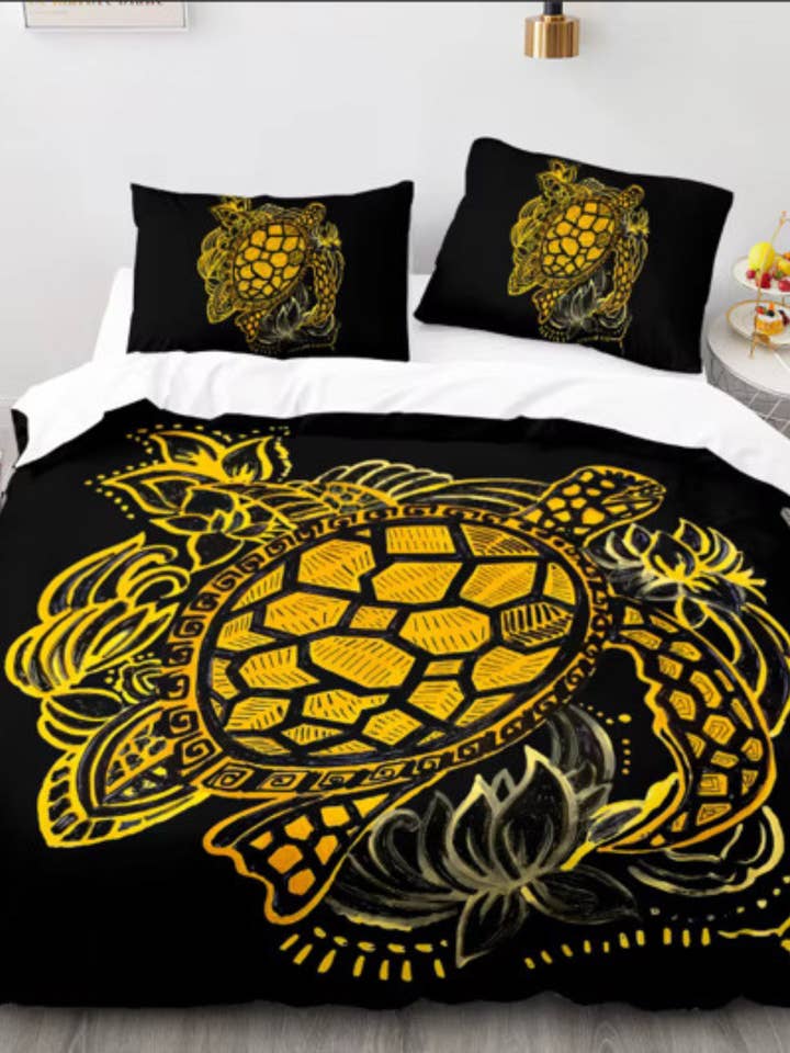 Gold Turtle Bedding Set for wholesale by Cuddlio Austraia
