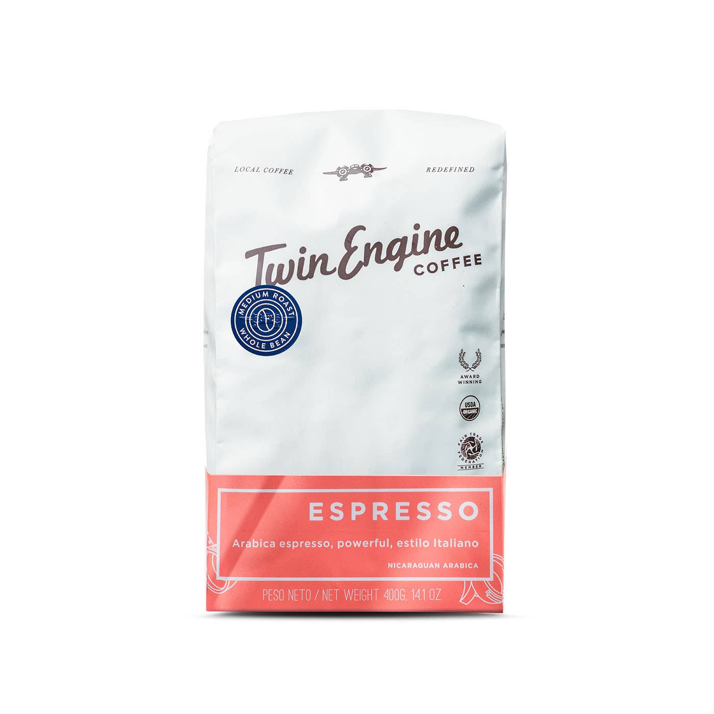 Twin Engine Coffee - Wholesale Coffee Beans - Espresso From the Source Organic Fair / Whole
