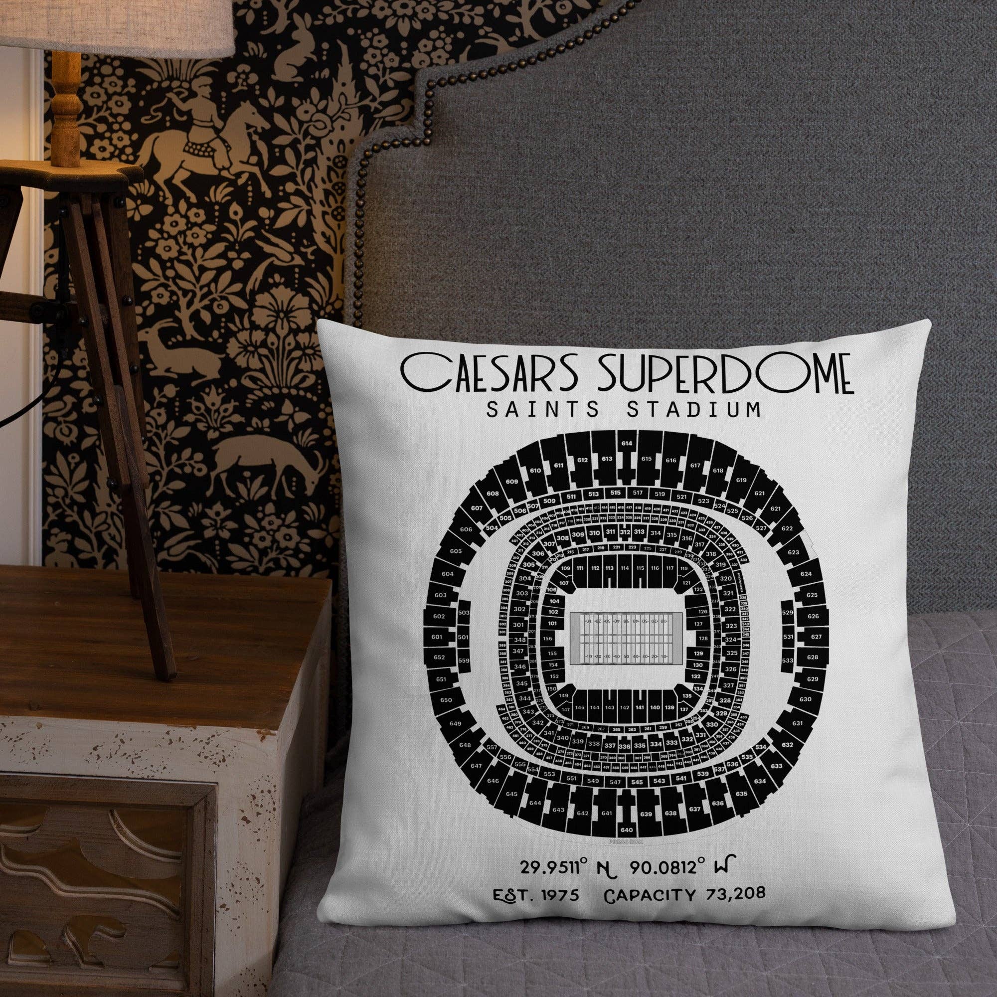 Stadium Prints by BTB - Wholesale Throw/Decorative Pillow - New Orleans Saints Football Stadium & City Pillows7