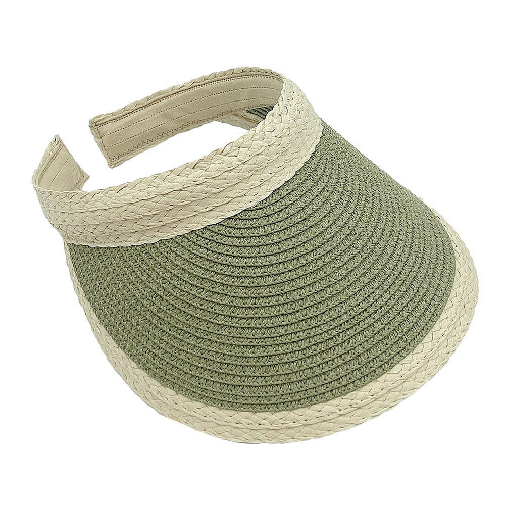 Sensibling Corp. - Wholesale Visor - Women's - Straw Sun Visor Hat5