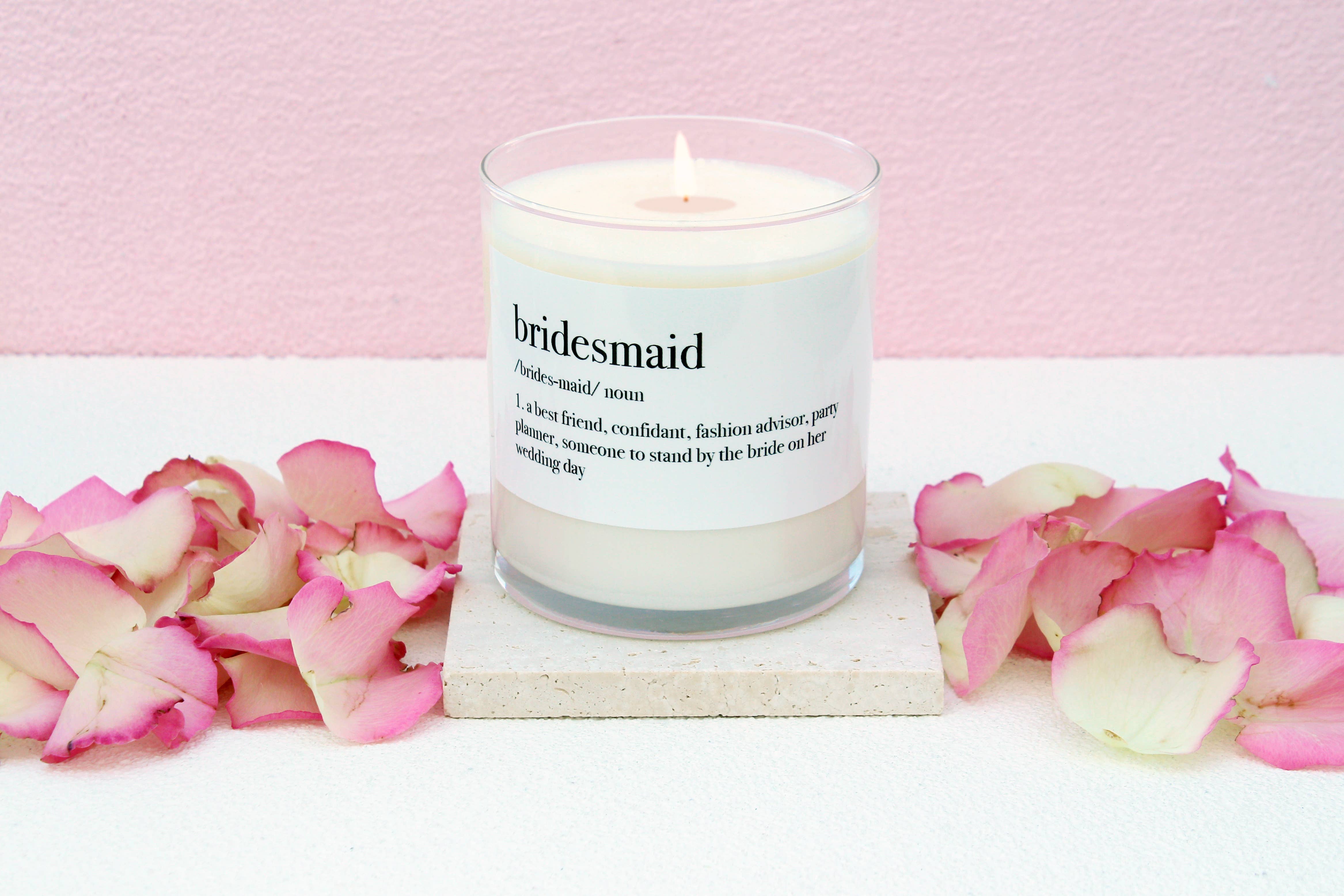 Aria Bella Candles - Wholesale Jar/Filled Candle - Bridesmaid Definition Soy Candle3