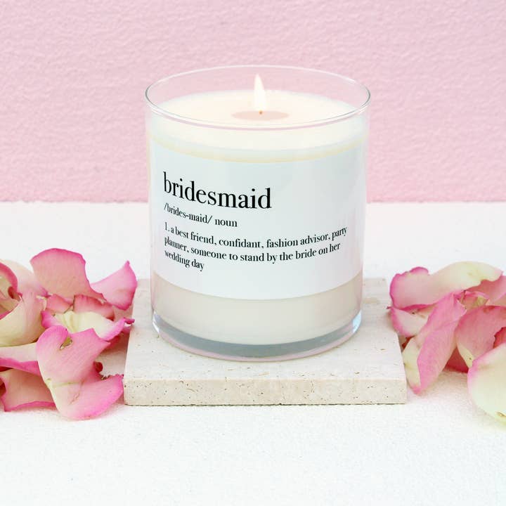 Aria Bella Candles - Wholesale Jar/Filled Candle - Bridesmaid Definition Soy Candle3
