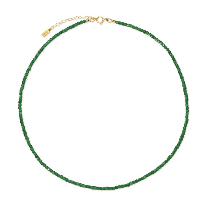 Jūratė Los Angeles - Wholesale Beaded/Pearl Necklace - Sidekick Emerald