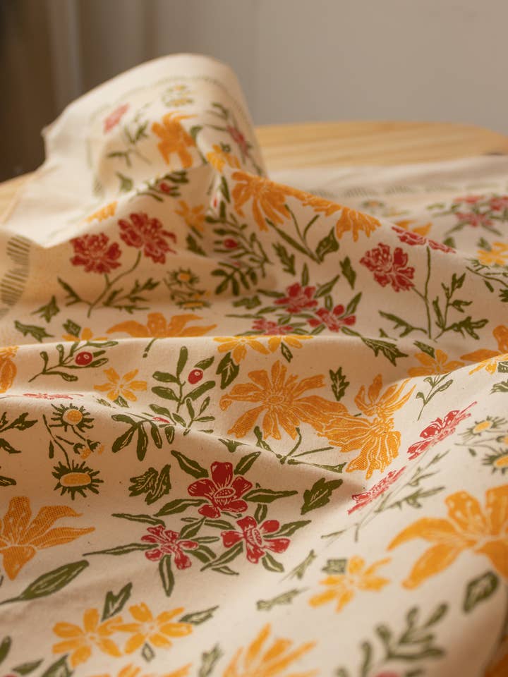 Bandana en coton aux fleurs sauvages de l’Oklahoma pour la vente par Shop Good