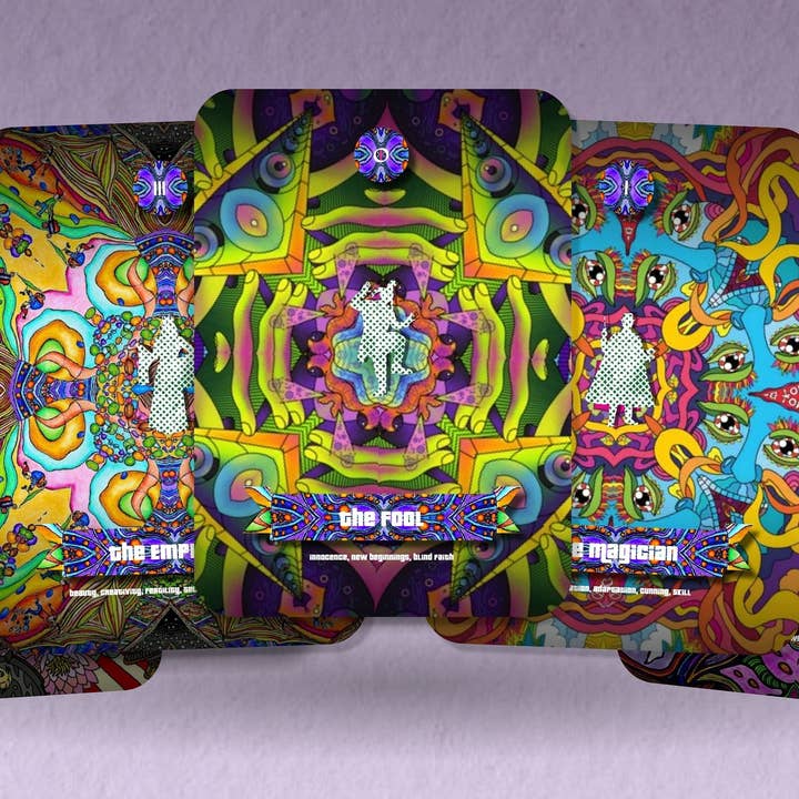 Le Tarot Psychedelic Experience - 78 cartes pour la vente par Ibiza Tarot USA